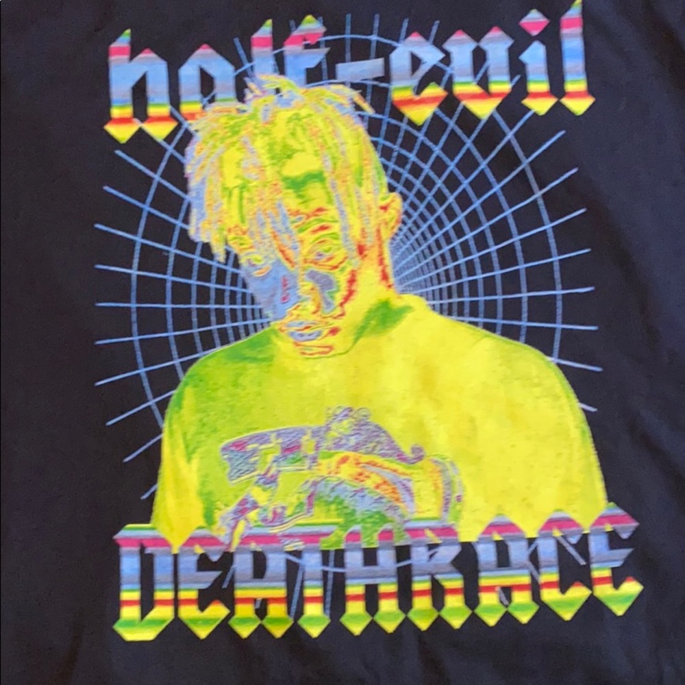 Juice Wrld half evil shirts .